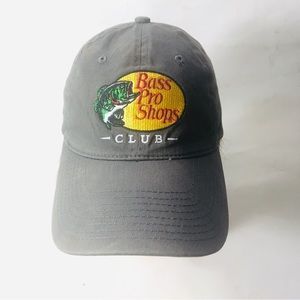 Bass Pro Shops Twill Baseball Cap Dad Hat Lightly Distressed